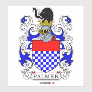 Palmer Family Crest Sticker