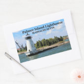 Palmer Island Lighthouse, Massachusetts Stickers (Envelop)