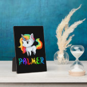 Palmer Unicorn Fotoplaat (Zijkant)