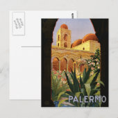 Palmero, Italië retro-briefkaart Briefkaart (Voorkant / Achterkant)