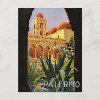 Palmero, Italië retro-briefkaart Briefkaart