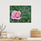 Palmes 46:1 Rose Encouragement Poster (Cuisine)