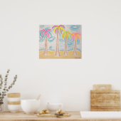 Palmes colorées - Impression (Cuisine)