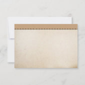 Palmes de plage vintage unique mariage cartes rsvp (Dos)