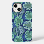 Palmes tropicales Imprimer iPhone 14 Coque (Verso)