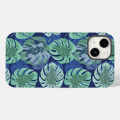 Palmes tropicales Imprimer iPhone 14 Coque (Verso (horizontal))