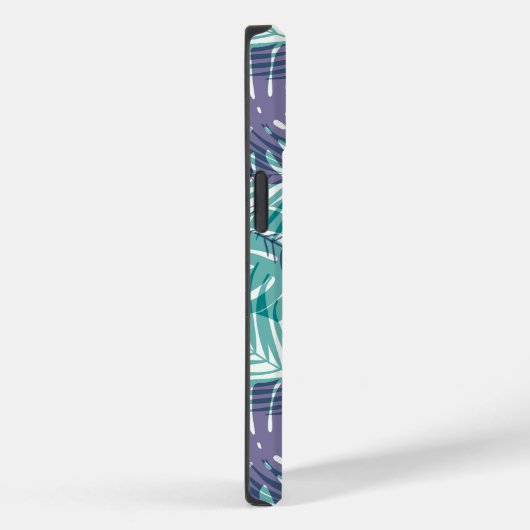 Palmes tropicales Imprimer iPhone 14 Coque (Verso / Droite)
