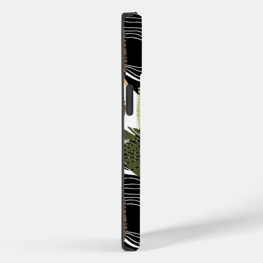 Palmes tropicales Imprimer iPhone 14 Coque (Verso / Droite)