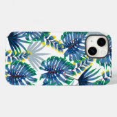Palmes tropicales Imprimer iPhone 14 Coque (Verso (horizontal))