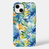 Palmes tropicales Imprimer iPhone 14 Coque (Verso)