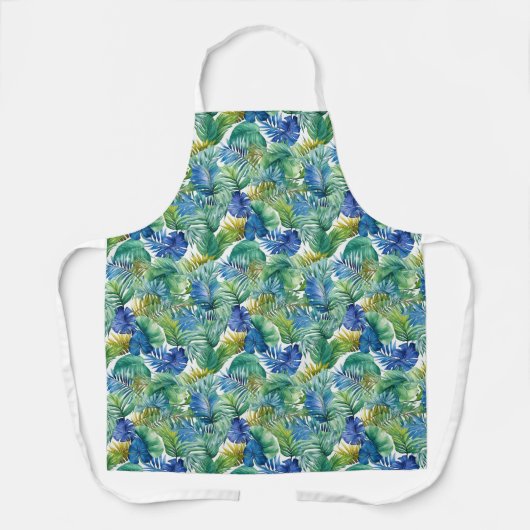 Palmes tropicales Imprimer tablier (Recto)