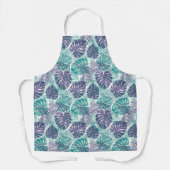 Palmes tropicales Imprimer tablier (Recto)