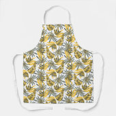Palmes tropicales Imprimer tablier (Recto)