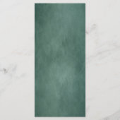 Palmes tropicales | Menu de mariage Watercolor Bea (Dos)