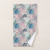 Palmettes, tropical, botaniques, feuille, jungle, (Serviette à main)