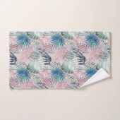 Palmettes, tropical, botaniques, feuille, jungle, (Serviette à main)
