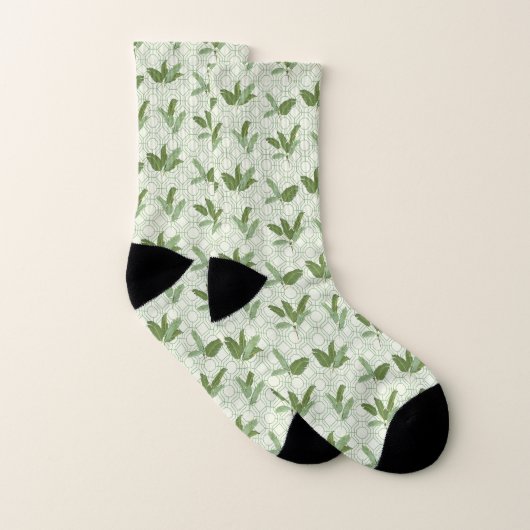 Palmettes tropicales (Paire)