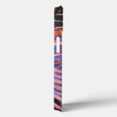 Palmetto Blauwe Abstract Case-Mate iPhone Case (Achterkant / Rechts)