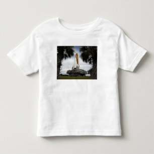Palmetto-bomen lijst space shuttle Endeavor Kinder Shirts
