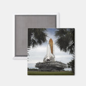 Palmetto-bomen lijst space shuttle Endeavor Magneet (Voorkant / Achterkant)