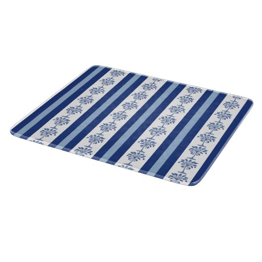 Palmetto Stripe-blokdruk Snijplank (Hoek)