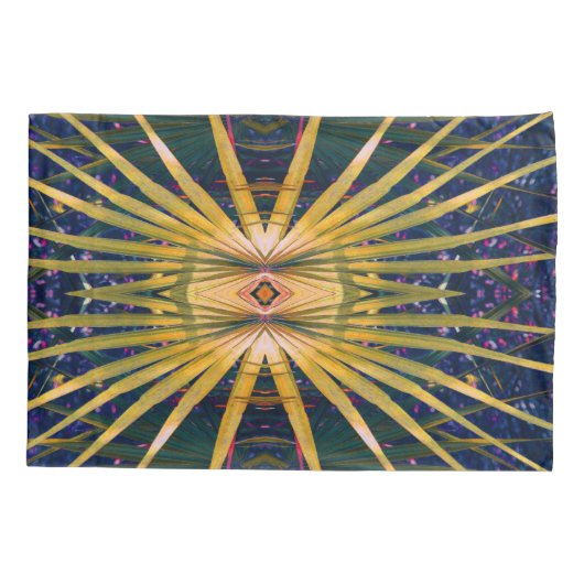 Palmetto Sunburst Kussensloop (Achterkant-Links)