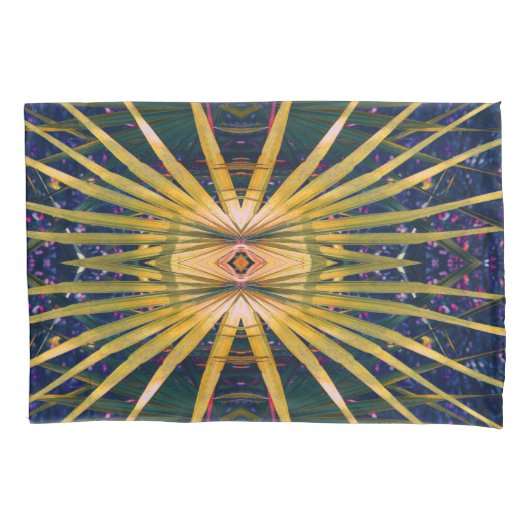 Palmetto Sunburst Kussensloop (Voorkant-Links)