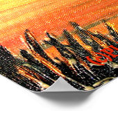 Palmetto Sunset Poster (Hoek)