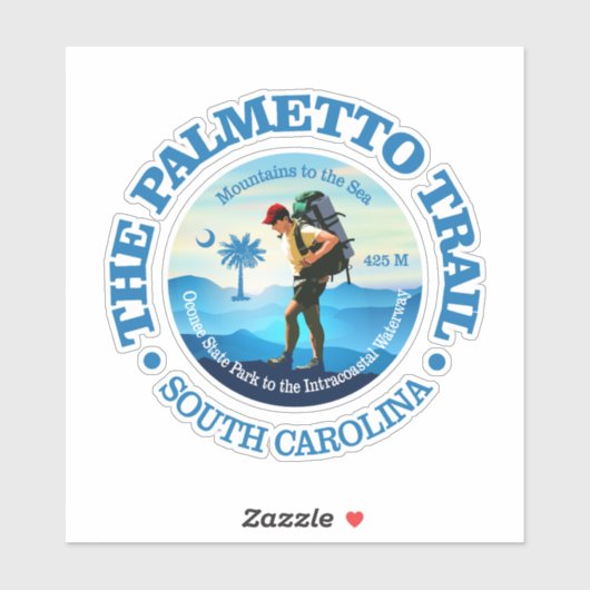 Palmetto Trail (C) Sticker (Vel)