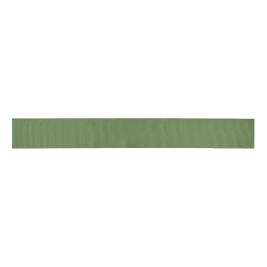 Palmgroene effen kleur grosgrain lint (Voorkant)