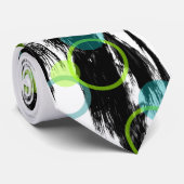 Palmier Abstrait tropical moderne Cravate hommes (Roulé)