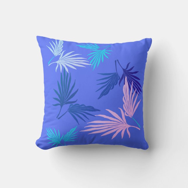 Palmier Arbre Feuille Nature Jeu Oreiller Coussin (Recto)