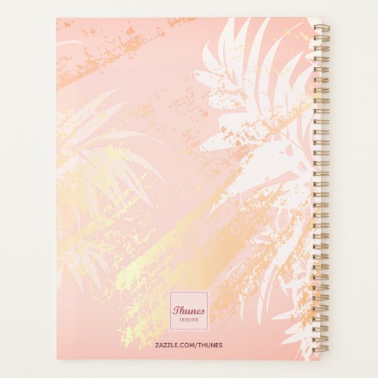 Palmier blanc corail 2026 (Dos)