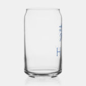 Palmier bleu Monogramme (Droite)