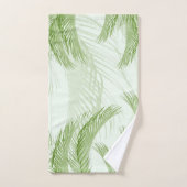 Palmier Bliss en Plumes Vertes 1 (Serviette à main)