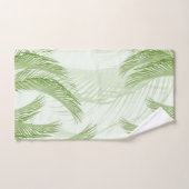 Palmier Bliss en Plumes Vertes 1 (Serviette à main)