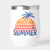 Palmier de coucher de soleil rétro (Gauche)