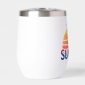 Palmier de coucher de soleil rétro (Avant)