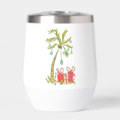 Palmier de Noël tropical présente le nom côtier (Avant)