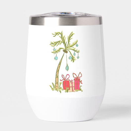 Palmier de Noël tropical présente le nom côtier (Avant)