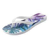 Palmier exotique coloré tongs feuille (Incliné)