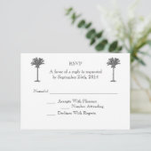 Palmier Formel Island Tropical Island Wedding RSVP (Debout devant)