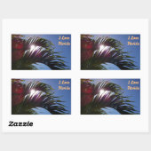 Palmier I Love Florida Stickers (Feuille)