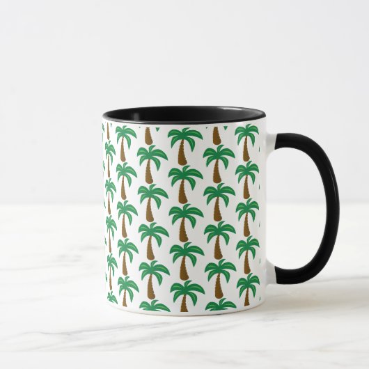 Palmier - Noir 11 oz Combo Mug (Droite)