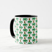 Palmier - Noir 11 oz Combo Mug (Devant gauche)