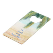 Palmier par jour ensoleillé sur la plage (Devant Angle)