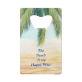 Palmier par jour ensoleillé sur la plage (Dos)