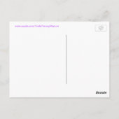 Palmier Puffy nuages Florida Carte postale (Dos)