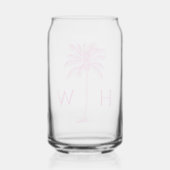 Palmier rose Monogramme (Verso)