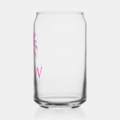Palmier rose Monogramme (Gauche)